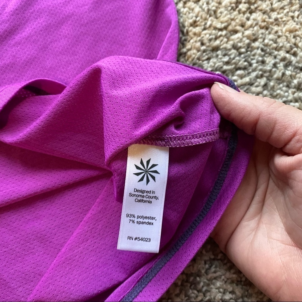 Athleta Purple Tank Top Sz Small - Picture 3 of 8